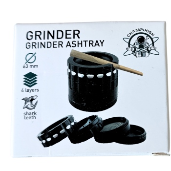 Grinder Metall Mühle 4-part ø 63mm Aschenbecher